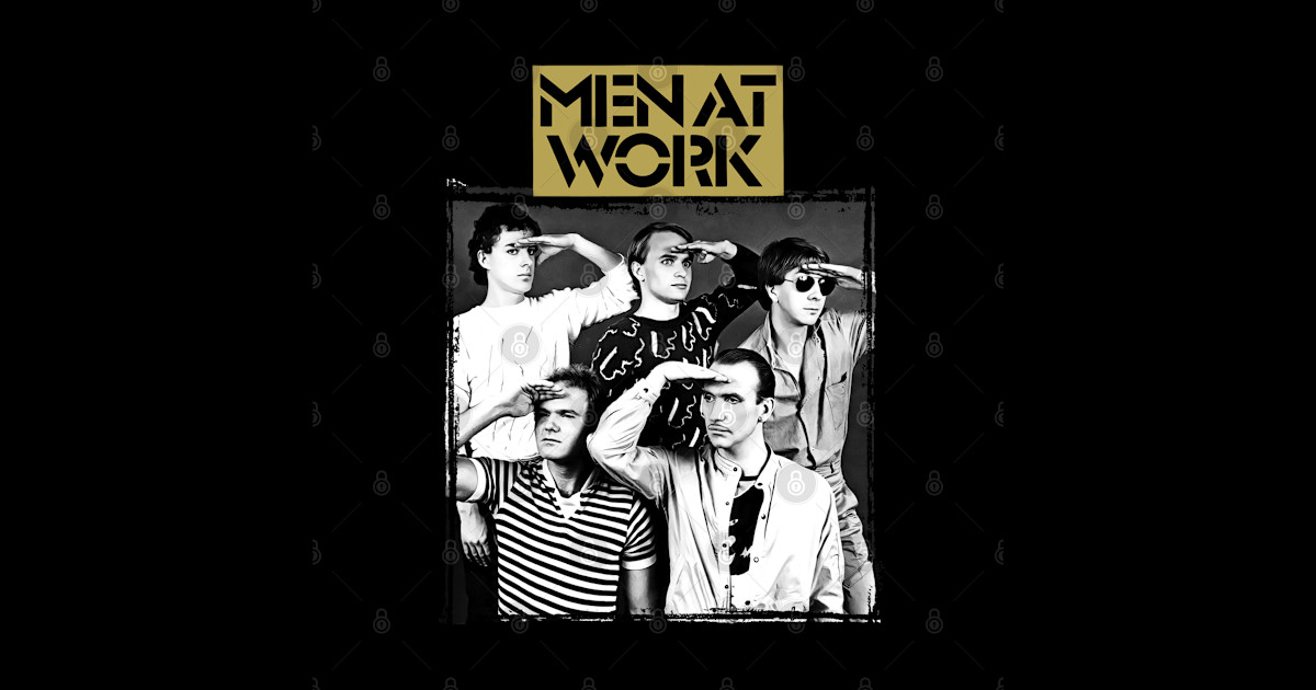 Men At Work 2026 tour poster
